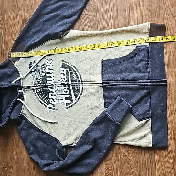 NHL Pittsburgh Penguins Hockey Full Zip Hooded Sweatshirt Jacket Women's Medium - Picture 9 of 14